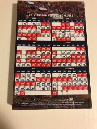 Boston Red Sox Media Guides 2014,  2015 2