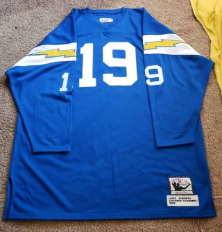 Mitchell & Ness San Diego Chargers Throwbacks Lance Alworth Jersey Size 60 4xl
