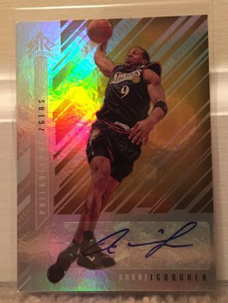 2006 - 07 Ud Reflections Andre Iguodala Auto 15/50 Autograph Golden State Warriors