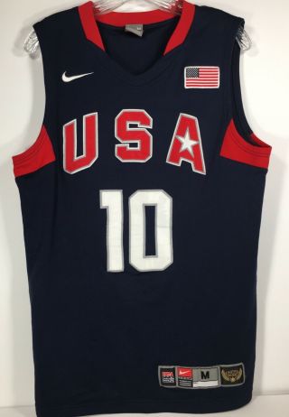 Kobe Bryant Nike Dream Team Collectable Jersey Sz M 1992 Olympics Usa Colors