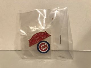 VINTAGE CHICAGO CUBS MLB WRIGLEY FIELD HOME OF CHICAGO CUBS PIN VERY RARE 2