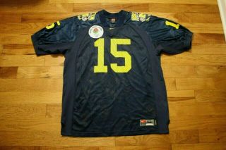 Michigan Wolverines 2005 Rose Bowl Nike Authentic Game Style Jersey Size 52 - Xxl