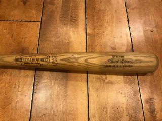 Hank Aaron Hillerich & Bradsby 125 Wooden Baseball Bat 34 Inch Louisville Slugge