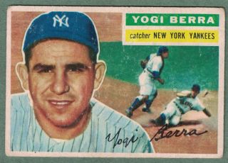 1956 Topps 110 Yogi Berra,  York Yankees