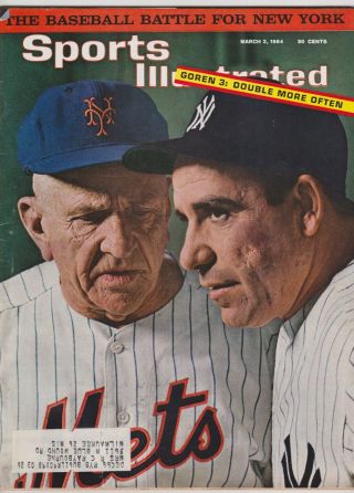 Yogi Berra Casey Stengel Yankees Mets March 2 1964 Sports Illustrated
