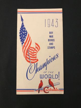 1943 St Louis Cardinals Player Roster & Schedule