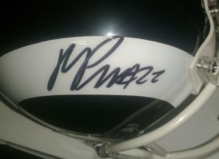 Marcus Peters Autographed Signed Mini Helmet LA Rams JSA Riddell 4