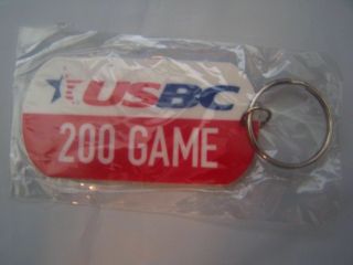 Usbc United States Bowling Congress 200 Game Key Ring Award