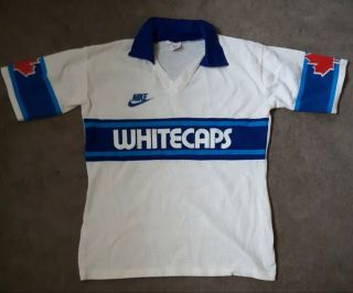 Authentic 1983 Mesh Nike Medium Vancouver Whitecaps Nasl Soccer Jersey