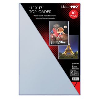 1 Case Of 100 Ultra Pro 11 X 17 Photo Lithograph Topload Holder Display