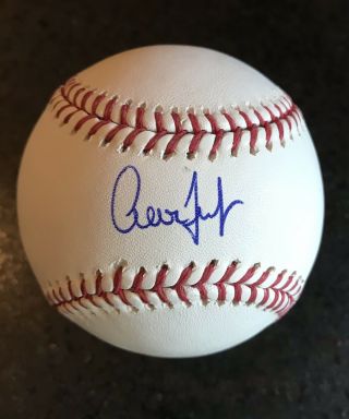 Aaron Judge Signed Autographed Romlb Baseball Psa Ball
