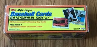 Topps Major League Baseball Cards 1995 The Complete Set Series 1&2