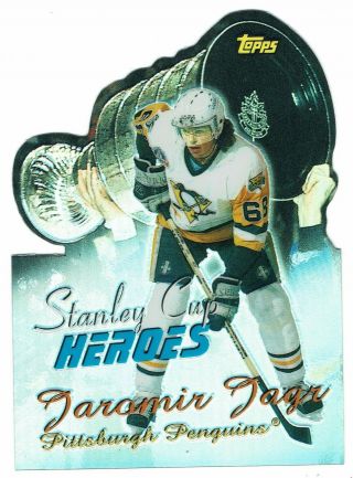 1999 - 00 Topps Stanley Cup Heroes Refractor Jaromir Jagr Pittsburgh Penguins