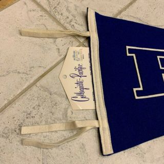 1960 ' s Rice University Felt Pennant 12X29 RARE With Tags Undisplayed NM 3