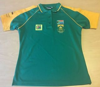 South Africa Surfing Team Jersey Shirt Medium World Surf Competition Polo