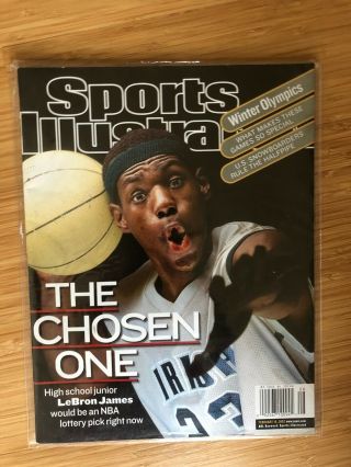 Sports Illustrated Nba Cover Lebron James The Chosen One