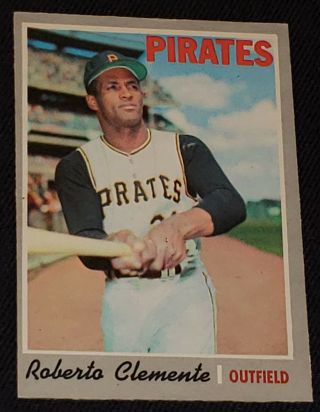 1970 - Topps - Roberto Clemente / Pittsburgh Pirates - Mlb Baseball Card No.  350