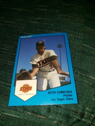 1989 Procards Keith Comstock Card As Seen On Espn.  Com