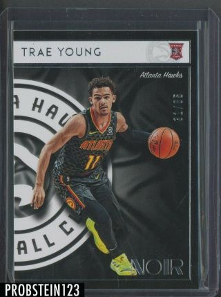 2018 - 19 Panini Noir Trae Young Hawks Rc Rookie 31/85