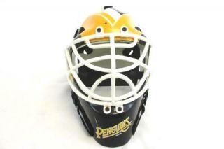 Pittsburgh Penguins Riddell Mini Nhl Hockey Goalie Mask