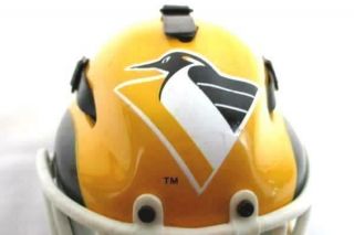 Pittsburgh Penguins Riddell Mini NHL Hockey Goalie Mask 2