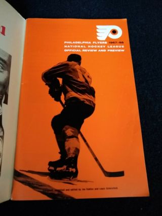 1967 - 68 PHILADELPHIA FLYERS Inaugural Yearbook - Very Good - A Must Have 3