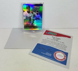 2003 Etopps In Hand 2003 Eric Gagne 64 Certified Topps Autograph