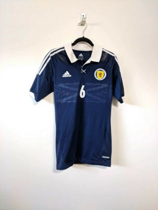 Scotland National Team 2012/2013 Home Adidas Jersey Football Soccer Size L