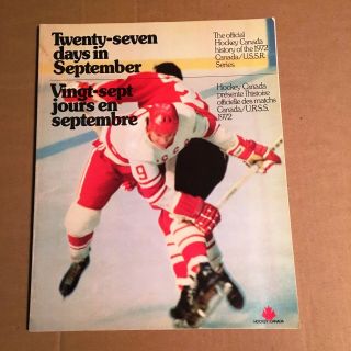 Book: 1973,  Twenty - Seven Days In September - Official History Of Canada / Ussr