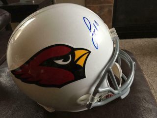 Arizona Cardinals Larry Fitzgerald Signed Autograph Full Size Helmet Auto