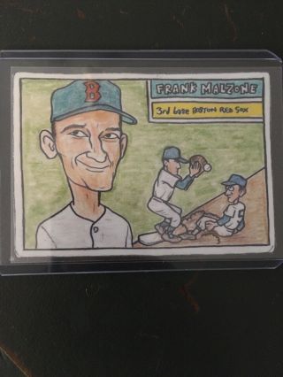 Frank Malzone 2019 Gummy Arts Trading Cards 1956 Topps Style