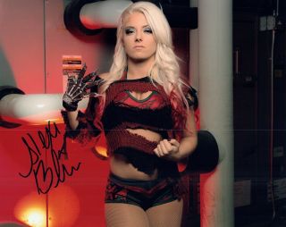 Alexa Bliss Autograph Signed 8x10 Photo 263 Wwe Raw Little Miss Bliss