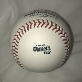 Rare Rawlings Official Mlb In Omaha Major League Baseball Royals Tigers 6 - 13 - 19