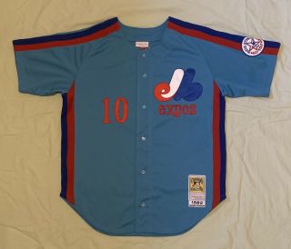 Authentic Mitchell & Ness - 1982 Andre Dawson - Montreal Expos - Road Jersey - Sz: 48/xl
