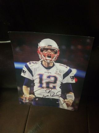 Tom Brady Autographed Photo
