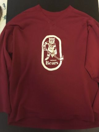 Vintage Hershey Bears Hockey Jersey 18 Game Worn? Size Xxl Ahl