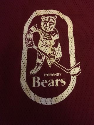 Vintage Hershey Bears Hockey Jersey 18 game worn? Size XXL AHL 2