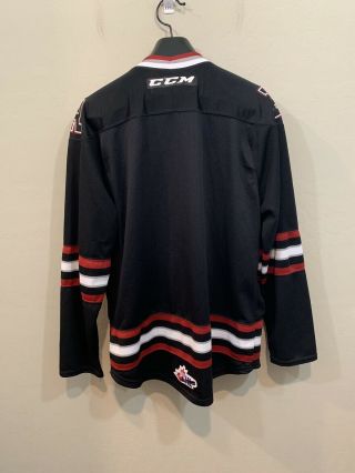 Red Deer Rebels Black CCM CHL Junior WHL Hockey Jersey Adult Size M 2