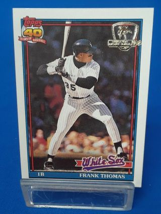 1991 Topps Desert Shield 79 Frank Thomas White Sox 3