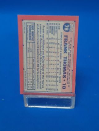 1991 Topps Desert Shield 79 Frank Thomas White Sox 6