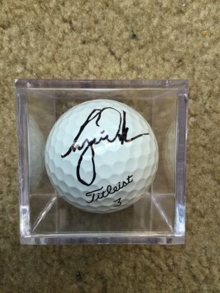 Tiger Woods Autographed Signed Golf Ball Masters Champion W/coa
