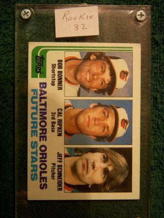 1982 Topps Cal Ripken Jr.  Rookie Baseball Card 21 Nr - Mt
