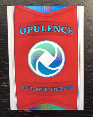 4/5 TRAE YOUNG 2018 - 19 Opulence Autograph Rookie Patch Auto Letter Tags Book RPA 3
