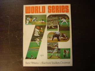 1972 World Series Program Reds,  2003 Baseball All Star Game Program Unscored