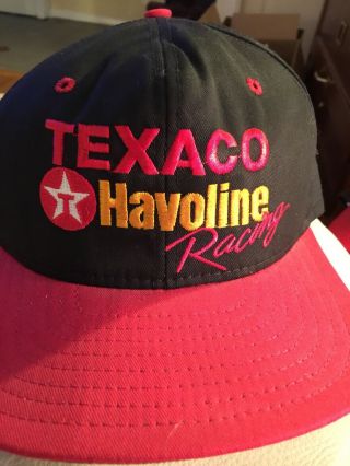 Davey Allison Vintage Texaco Havoline Racing Snapback Trucker Cloth Hat Nascar