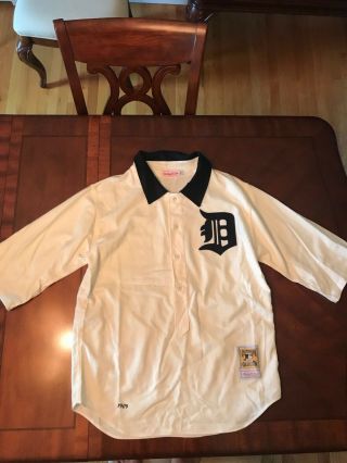 Mitchell And Ness 1909 Detroit Tigers Ty Cobb Home Jersey