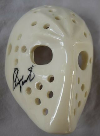 Philadelphia Flyers Bernie Parent Autographed Mini Fiberglass Goalie Mask