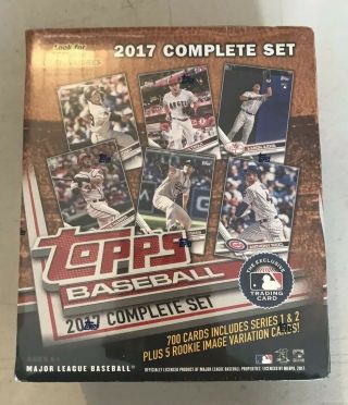 2017 Topps Baseball Complete Factory Set 5 Rookie Variations
