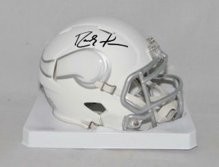 Randy Moss Autographed Minnesota Vikings Ice Mini Helmet - Jsa Witnessed Auth