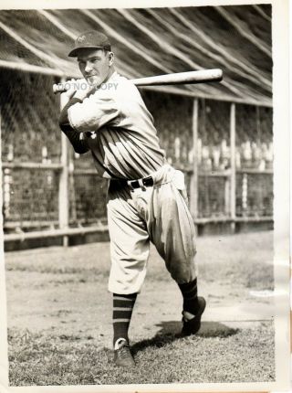1934 York Giants Right Fielder / Manager Mel Ott (hof) Type 1 Photo 6x8